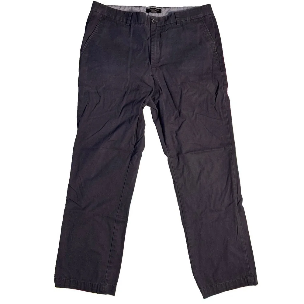 Banana Republic Men's Aiden Slim Fit Chino Pants Navy Blue 36x32 EUC